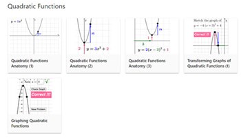 Quadratic functions Image