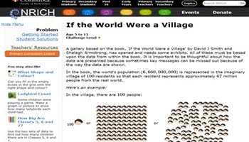 If the world were a village Image